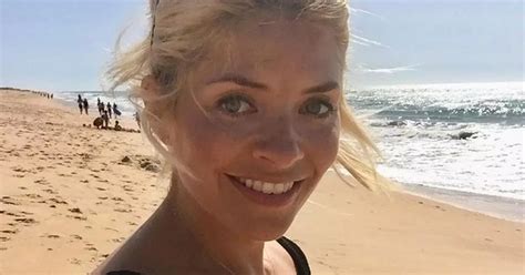 holly willoughby ass|Holly Willoughby flaunts peachy bottom as she strips to bikini